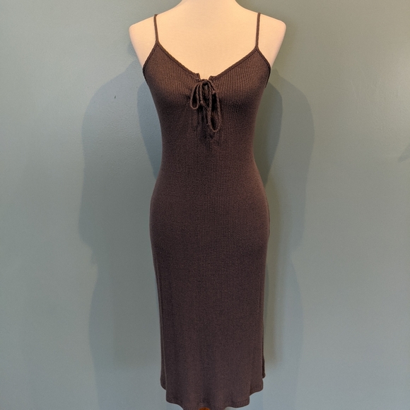 Grey Slip Dress - Picture 4 of 9